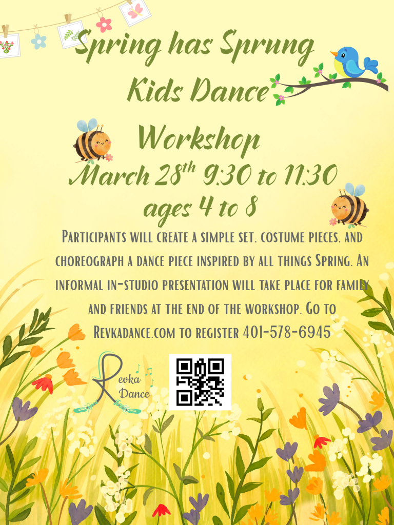 Spring has Sprung Kids Dance Workshop ages 4-8