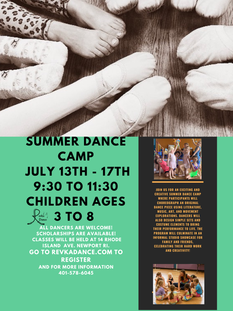 Summer Dance Camp July 13th to 17th  ages 3-8